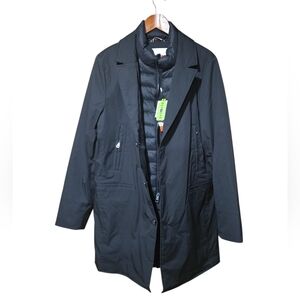 Hunter Aldgate Hybrid Blazer Coat Men’s Medium Black Jacket Insulated $299 NWT